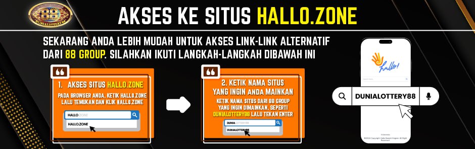 DUNIALOTTERY88 WAP LINK ALTERNATIF LOGIN